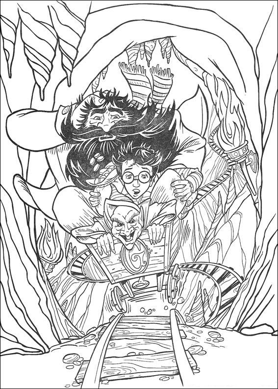 Plansa de colorat cu Harry Potter 151 59